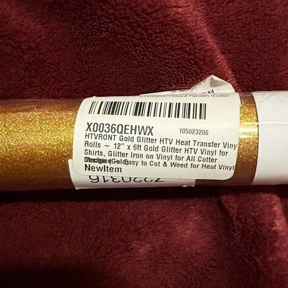 NWT’S Cricut-Compatible Craft Material Lot–Vinyl & Heat Transfer Rolls+Organizer - Picture 13 of 13